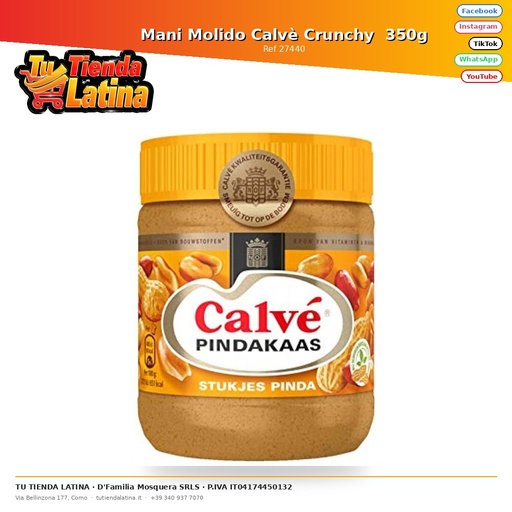 [27440] Mani Molido Calvè Crunchy  350g