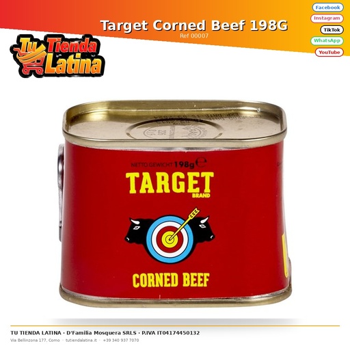 [00007] Bersaglio carne in scatola 198G
