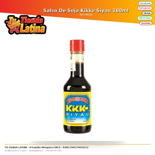 [09628] Salsa di soia Kikko Siyau 160ml