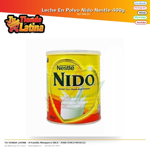 [98630] Nestle Nestle Milk Powder 400g