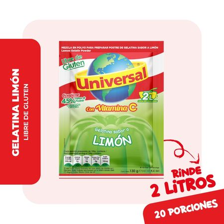 [5289] Gelatina Limon Universal 130g