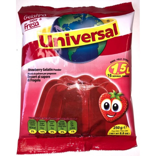 [13413] Gelatina Sabor Fresa Universal 250g