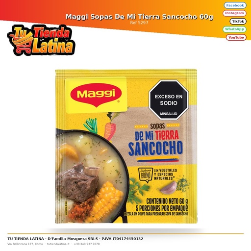 [5297] Maggi Soups From My Land Sancocho 60g