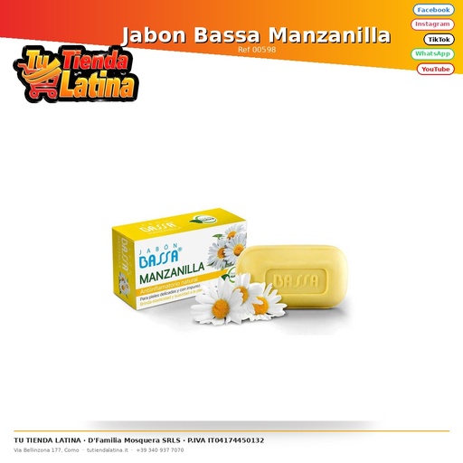 [00598] Bassa Chamomile Soap
