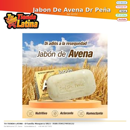 [02252] Dr Peña Oatmeal Soap