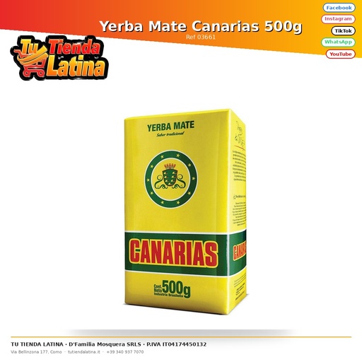 [03661] Yerba Mate Canary Islands 500g