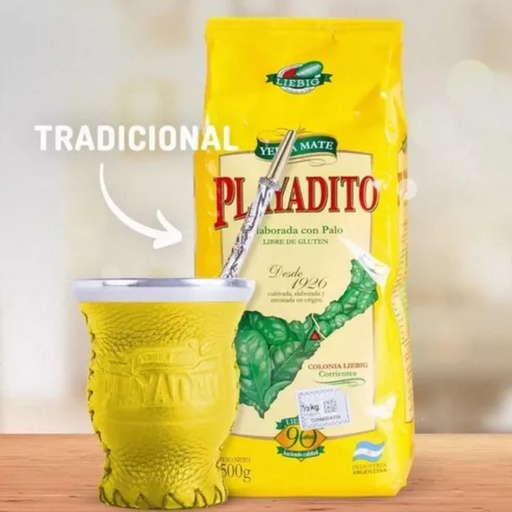 [00911] Yerba Mate Playadito C/Palo 500g