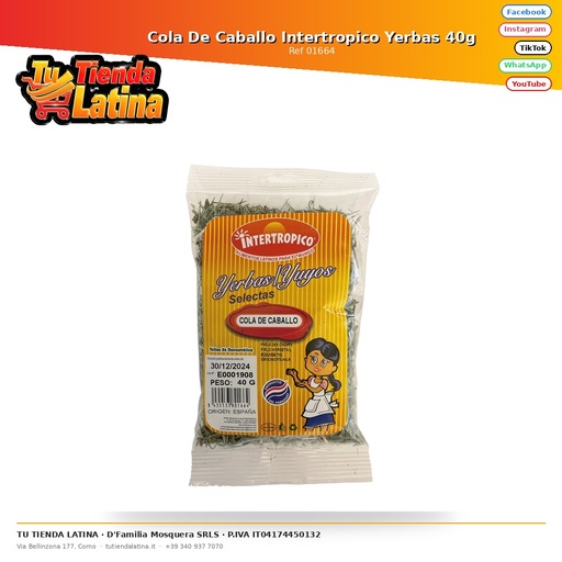 [01664] Cola De Caballo Intertropico Yerbas 40g