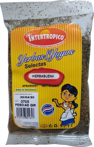 [01657] Hierbabuena Intertropico 40g