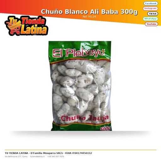 [76124] Ali Baba Chuño Bianco 300g
