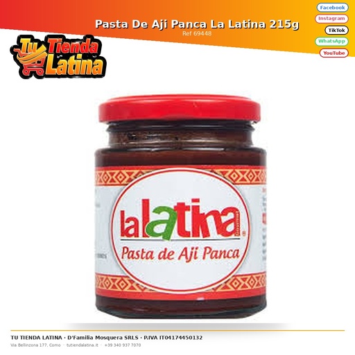 [69448] La Latina Aji Panca Paste 215g