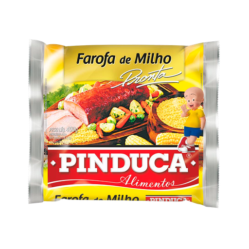 [10600] Farofa De Milho  Pronta 400G Pinduca Alimentos
