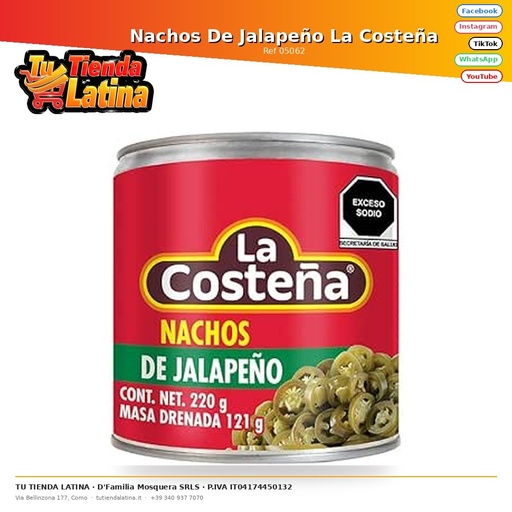 [05062] La Costeña Jalapeño Nachos