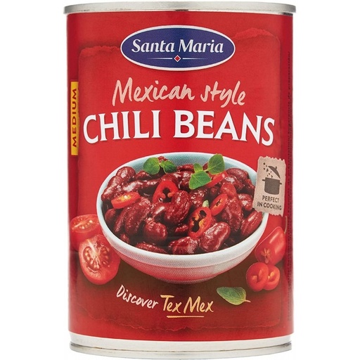 [96374] Chili Beans Santa Maria 410g