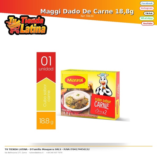 [70630] Maggi Dado De Carne 18,8g