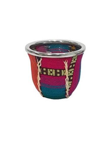 [5535] Mate De Vidrio Forrado "Salteño"