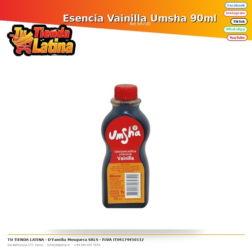 [69700] Essenza di vaniglia Umsha 90 ml