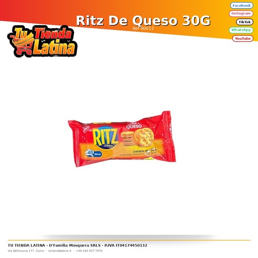 [90013] Ritz De Queso 30G