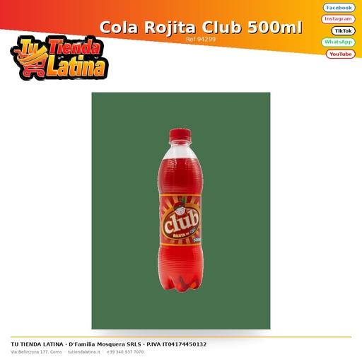 [REF00040] Cola Rossa Club 500ml