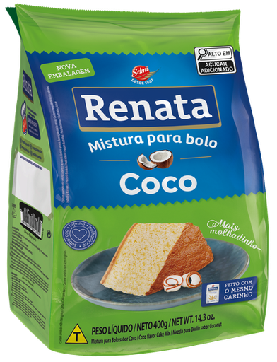 [04228] Renata Mistura Para Bolo Coco Selmi 400G