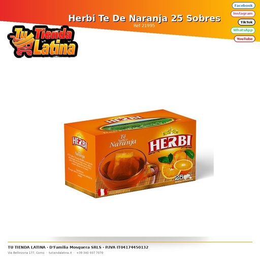 [21995] Herbi Te De Naranja 25 Sobres