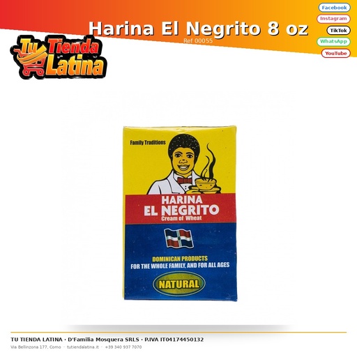 [00055] El Negrito Flour 8 oz