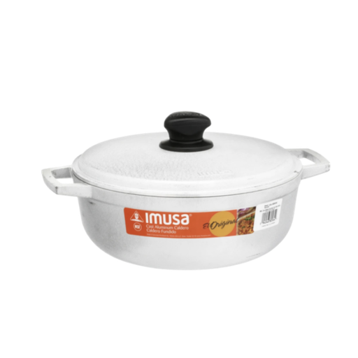 [04129] Caldero Imusa 20Cm  Aluminio Fundido Con Tapa Fundida