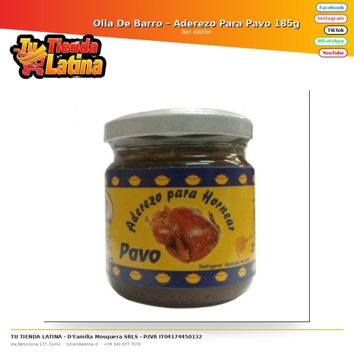 [48094] Olla De Barro – Aderezo Para Pavo 185g