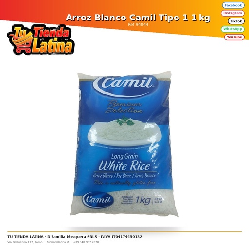 [94844] Arroz Blanco Camil Tipo 1 1 kg