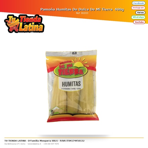 [30203] Pamonha Humitas Dolci 400g Mi Tierra