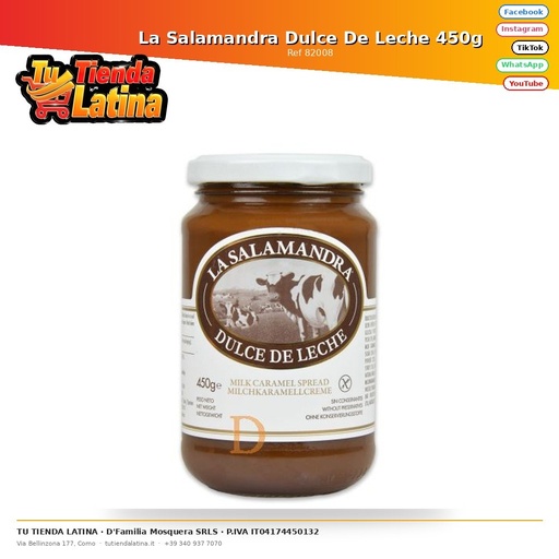 [82008] La Salamandra Dulce De Leche 450g