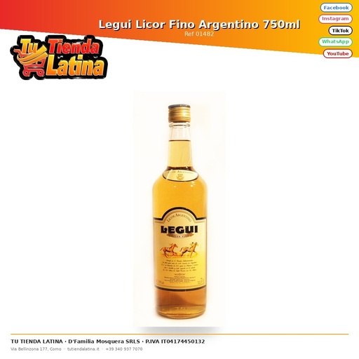 [01482] Legui Fine Argentine Liqueur 750ml