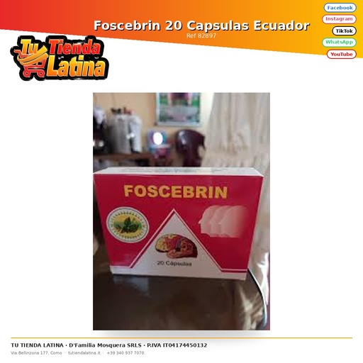 [82897] Foscebrin 20 Capsulas Ecuador