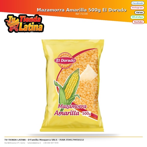 [71339] Yellow Mazamorra 500g El Dorado