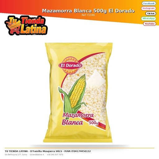 [71346] Mazamorra Blanca 500g El Dorado