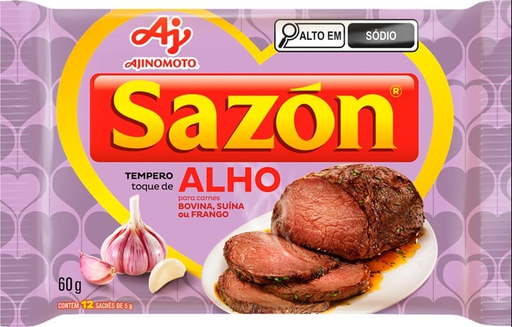 [3258] Tempero SAZÓN® Toque de Alho - 60g