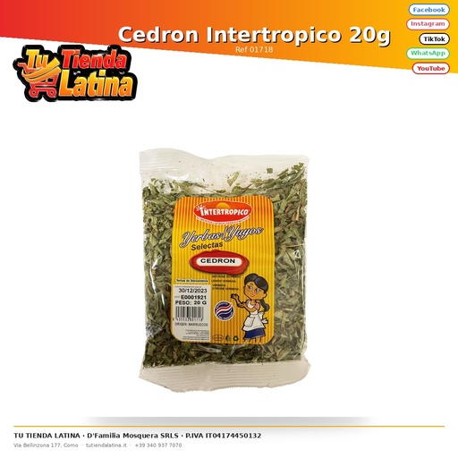 [01718] Cedron Intertropico 20g