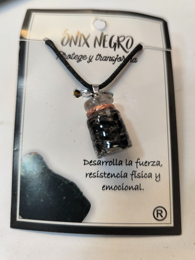 [6716] Cadena onix negro