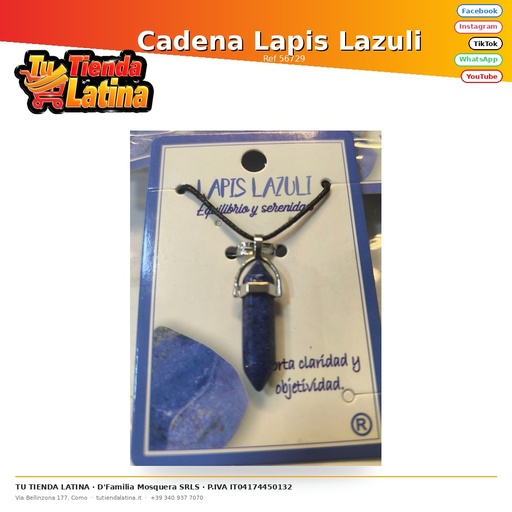 [56729] Catena di lapislazzuli