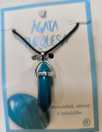 [80123456727] Cadena Agata Turquesa