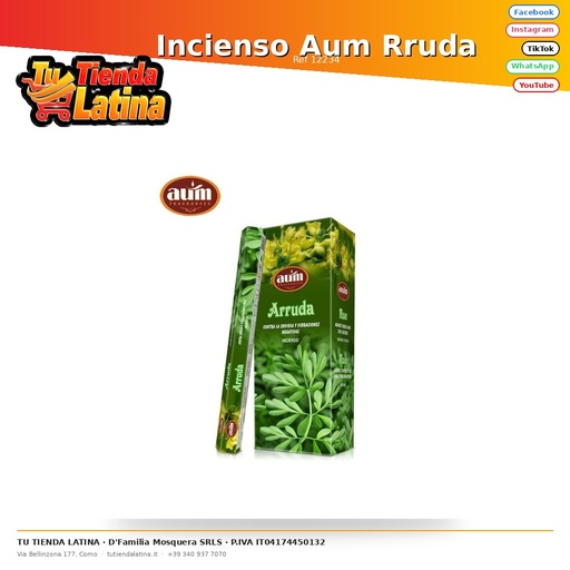[12234] Incenso Aum Rruda