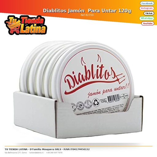 [82350] ​Crema Di Prosciutto Diablitos 120g
