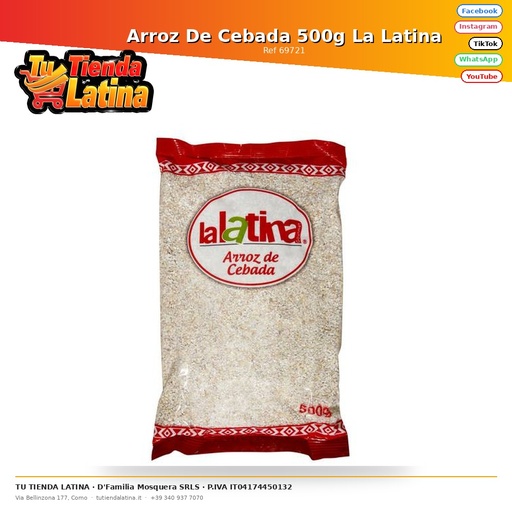 [69721] Arroz De Cebada 500g La Latina