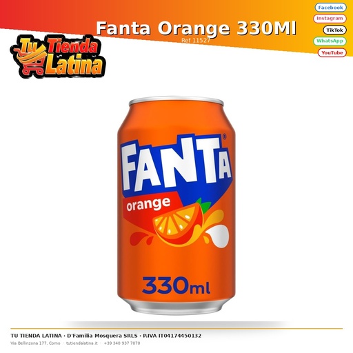 [11527] Fanta Arancia 330Ml
