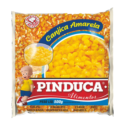 [60100] Canjica Amarela Pinduca Alimentos Maiz Trillado Amarillo 500g
