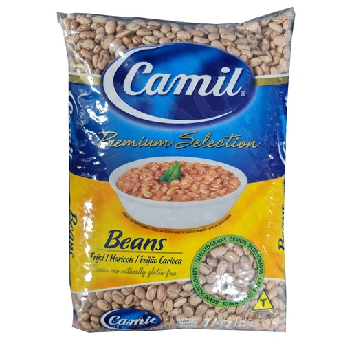 [4905] ​Camil Feijão Carioca 1 kg – Frijoles Pintos Brasileños de Alta Calidad