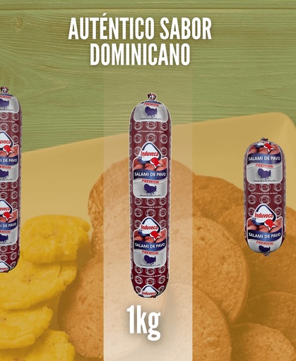 [8437000600404] Salami De Pavo Induveca 1kg