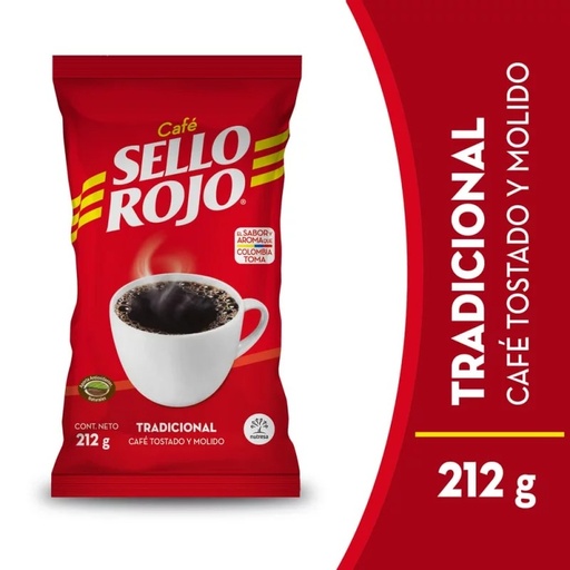 Cafe Sello Rojo 212gr