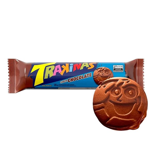 [92750] Trakinas Sabor Chocolate 126G Nova Receta