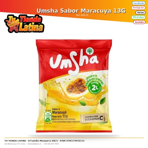 [69533] Umsha Sabor Maracuya 13G 